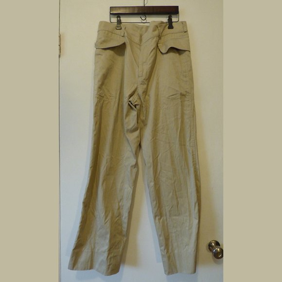 YSL RIVE GAUCHE - Flap pockets cream pants - W36/L42 - Picture 3 of 12